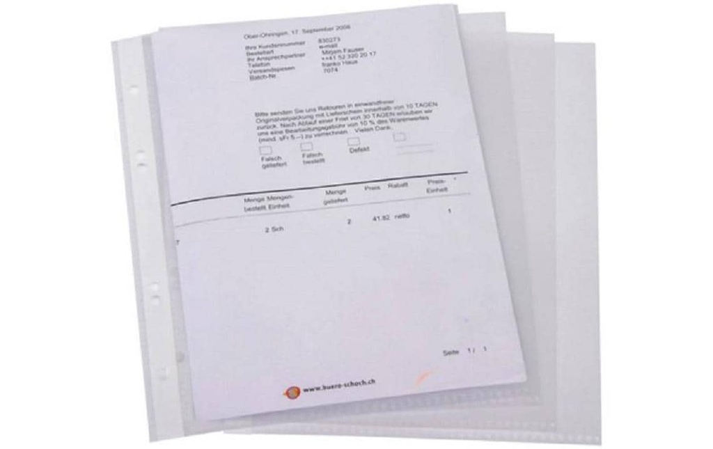 office focus Pochette de présentation Office Focus A5 Transparent, 100 pièces