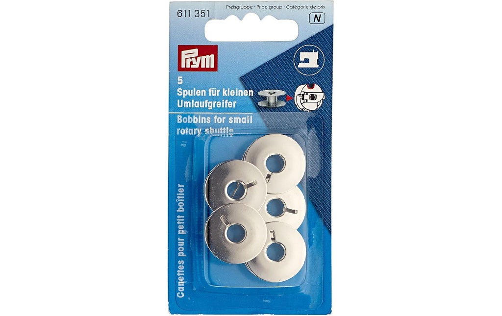 Prym Bobine de couture Ø 2.12 cm Pince rotative, 5 Pièce/s