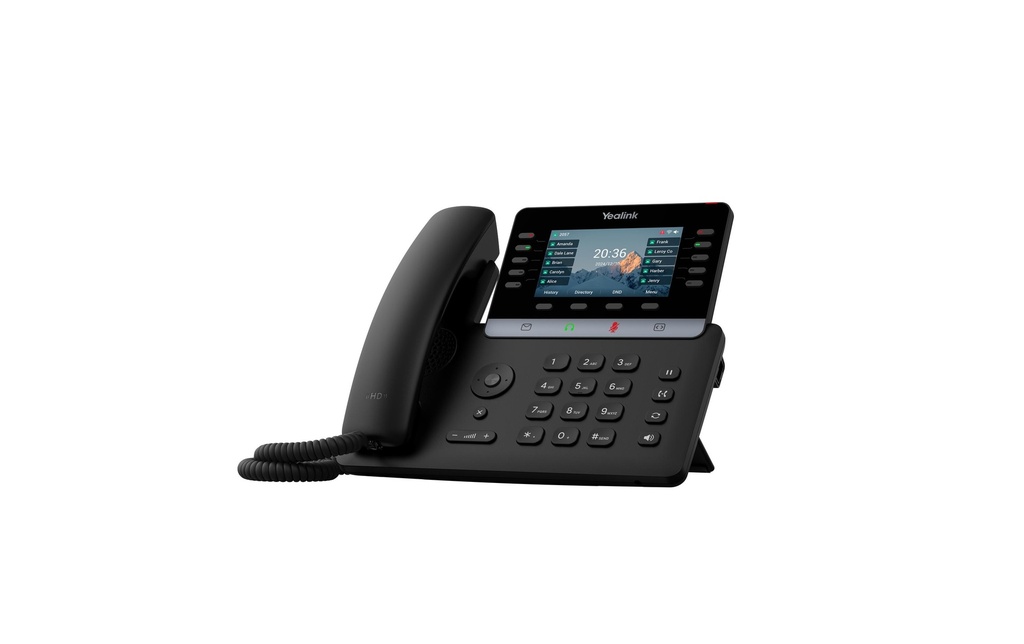Yealink Téléphone de bureau SIP -T74U Noir