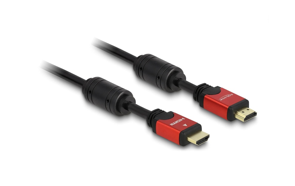 Delock Câble 4K 30Hz HDMI - HDMI, 2 m, Rouge/Noir