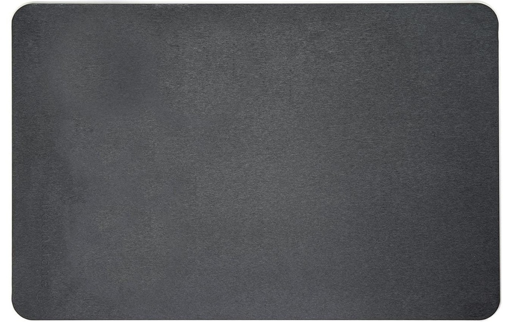 Moonstone Tapis de bain à partir de la diatomite 40 x 60 cm, Gris foncé