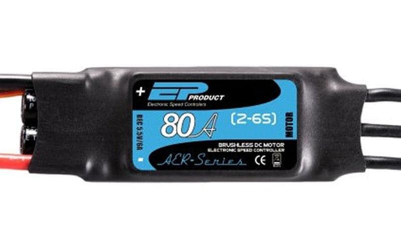 EP Régulateur Brushless Aer80-Aer-Series 80A, 2-6S, S-BEC