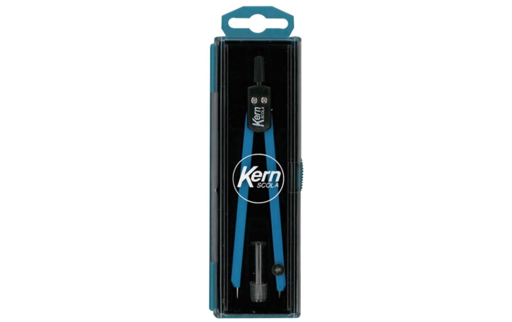 KERN SCOLA Compas Kern bleu fluo