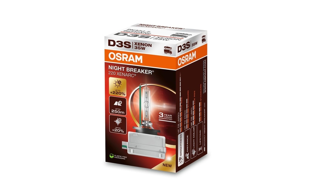 OSRAM D3S XENARC NIGHT BREAKER LASER D3S Voiture de tourisme 35 W