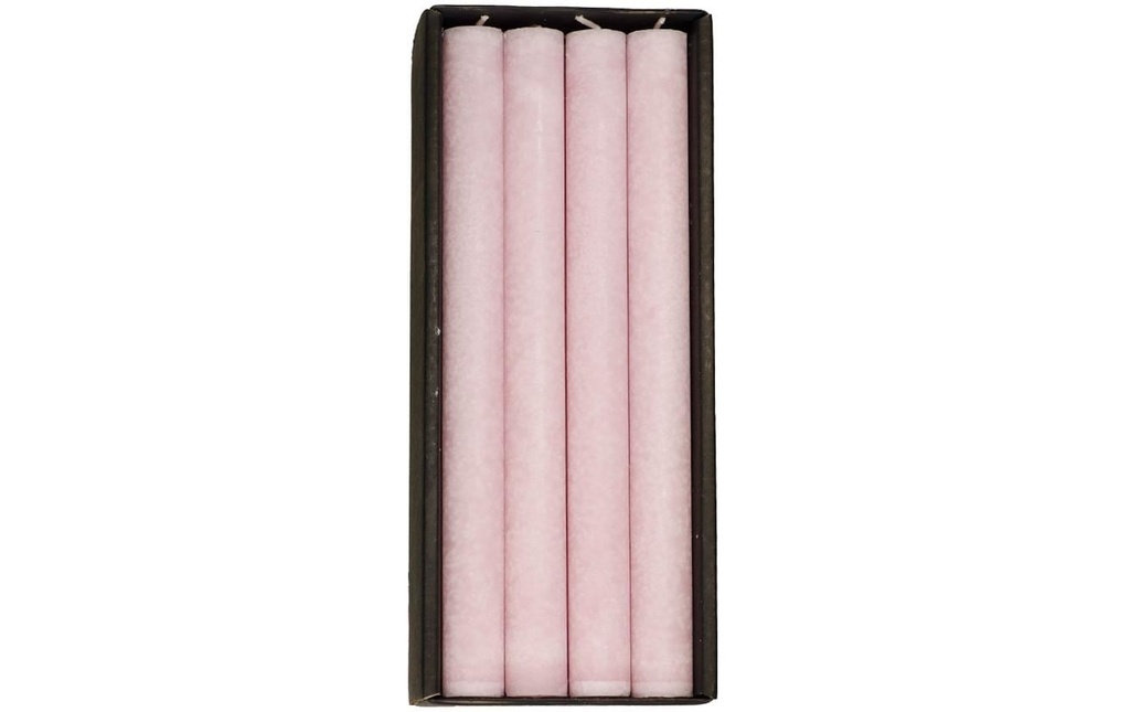 Schulthess Kerzen Bougie droite Quartz rose 4 pièces, 24 x 2.2 cm