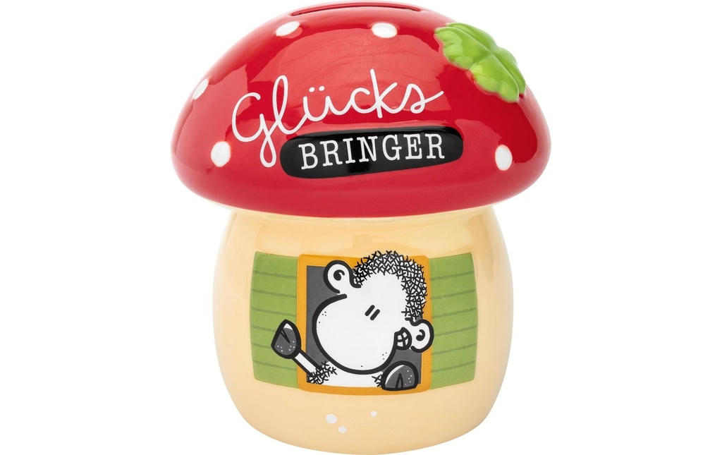 Sheepworld Tirelire Porte-bonheur champignon Champignon