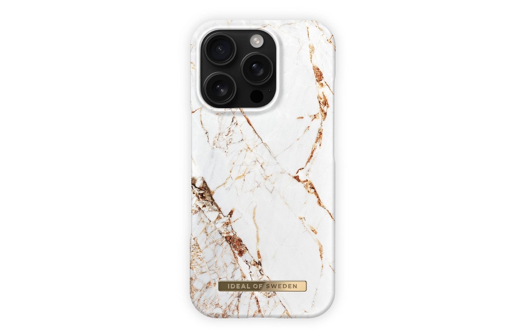Ideal of Sweden Coque arrière iPhone 16 Pro Max Or de Carrare
