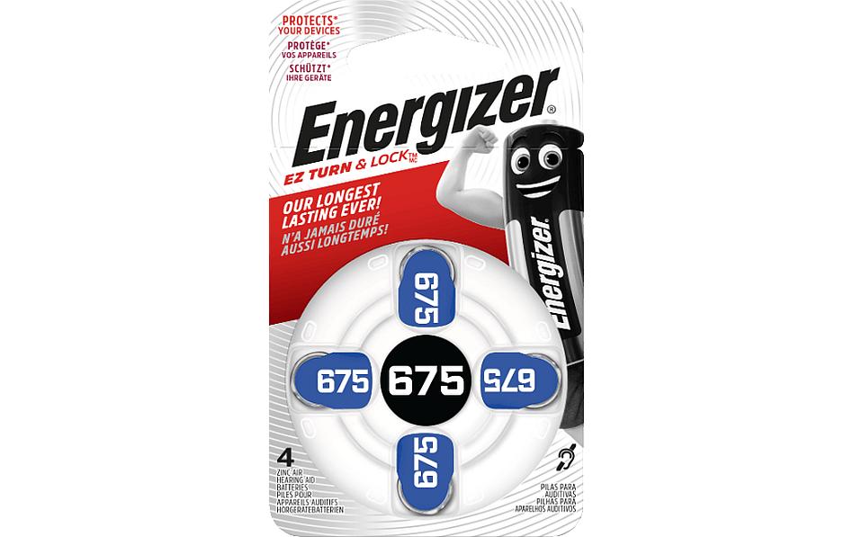 Energizer Pile pour Appareils auditif 675  , 4 Pièce/s