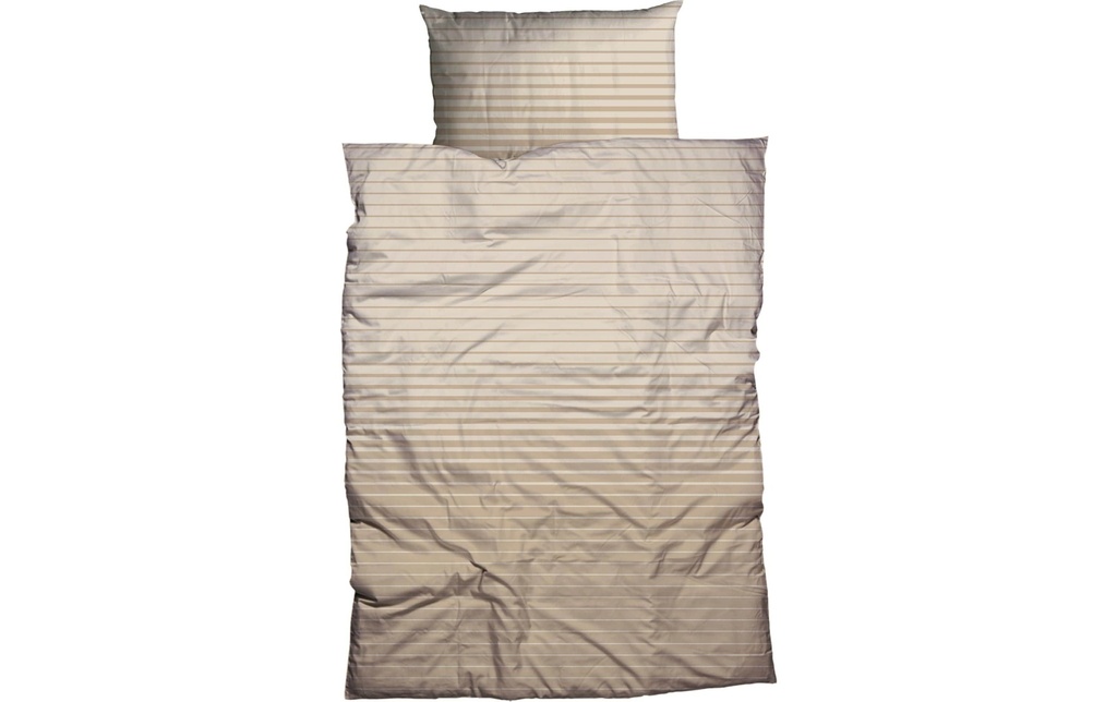 Nobilium Housse de duvet Weilo 160 x 210 cm, écru/beige