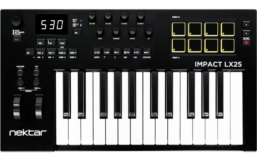 Nektar Contrôleur clavier Impact LX25 MK3