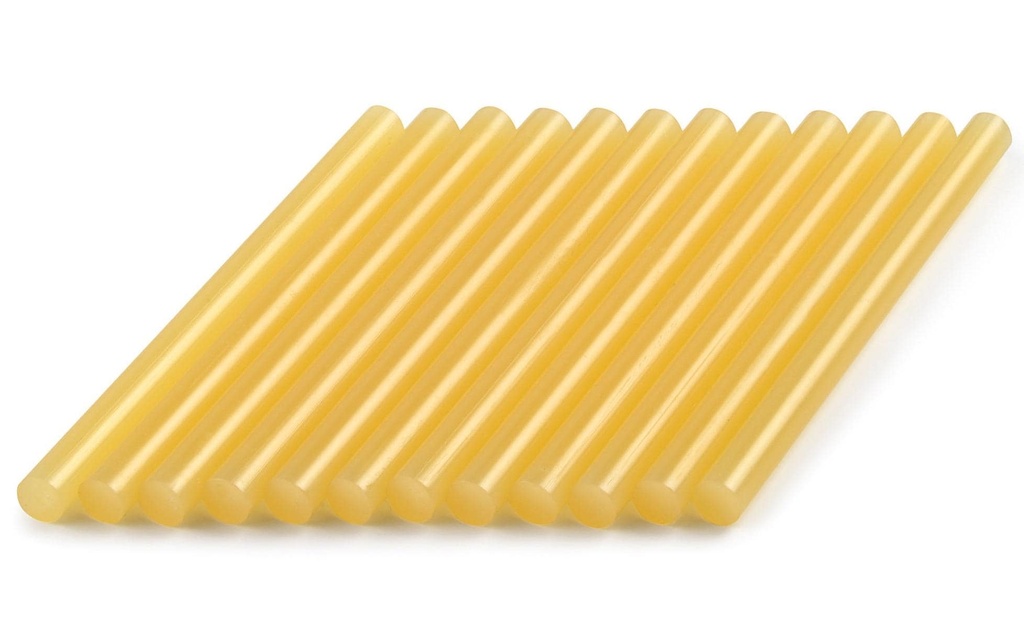 Dremel Bâtonnet de colle bois, haute température, jaune transparent