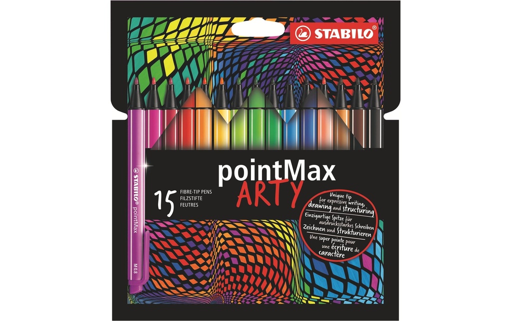 STABILO PointMax ARTY étui (15 pces)
