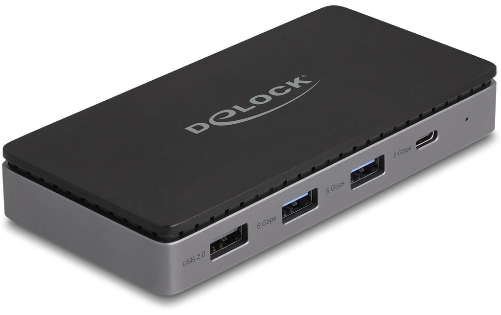 Delock Station d'accueil USB Type-C 4K HDMI/USB/Gibabit LAN/PD 3.0