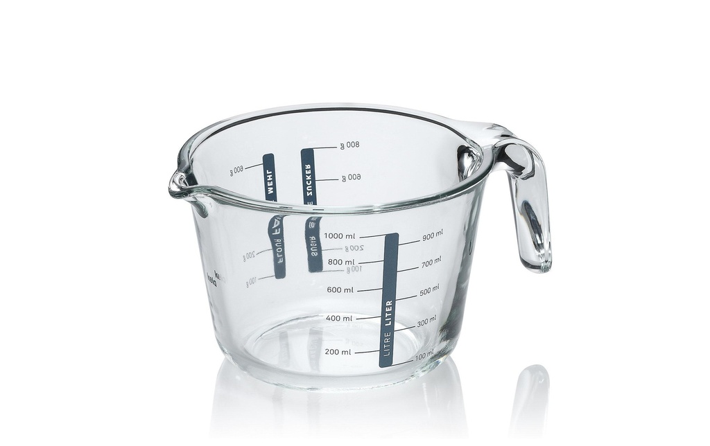 Kela Verre mesureur Malea 1.0 litre, Transparent