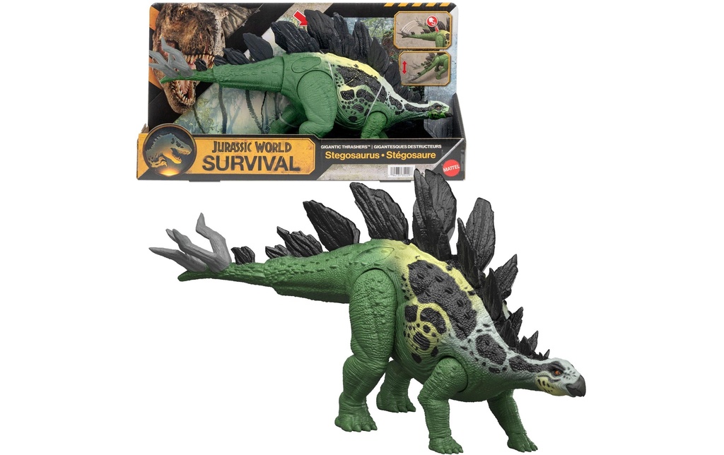 Mattel Jurassic World Thrashers Stegosaurus