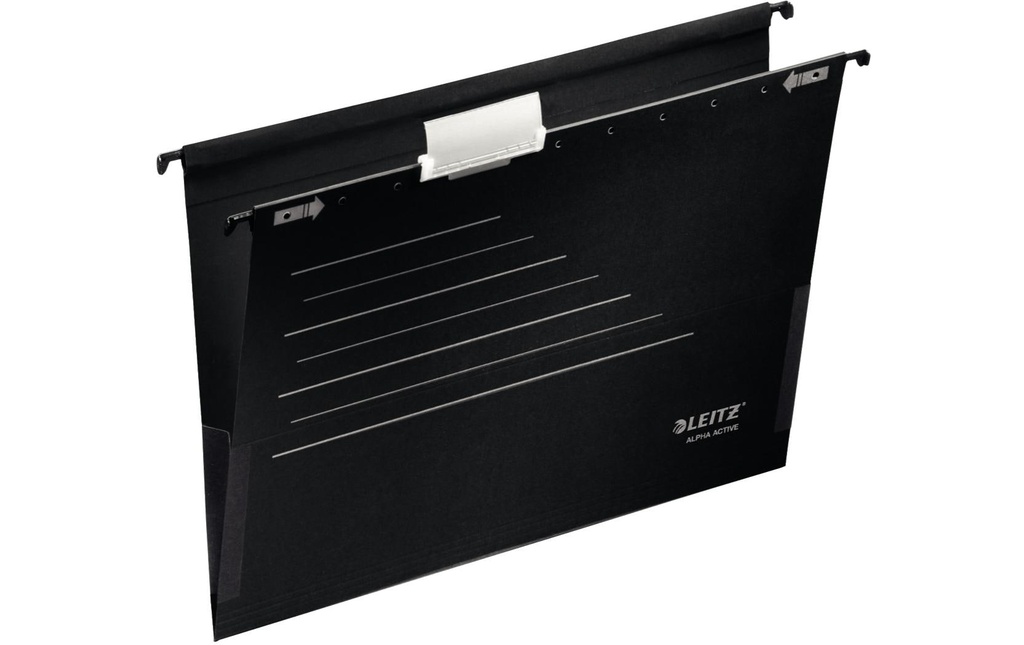 Leitz Dossier suspendu Alpha Active Noir, 5 pièces