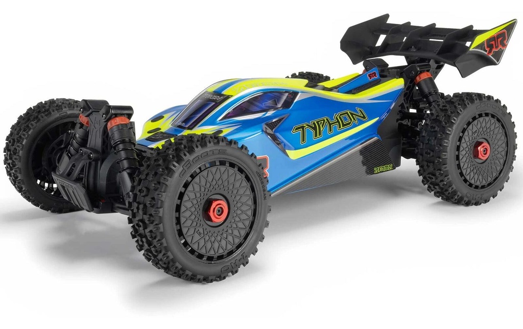 Arrma Buggy Typhon MEGA 665, bleu 1:8, ARTR