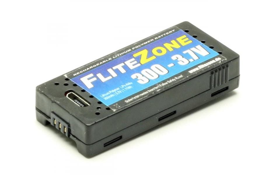 FliteZone Batterie RC LiPo 300 mAh 3.7 V Proton 2 / Hughes 300
