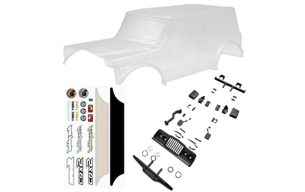 Hobbytech Carrosserie Crawler Survival Long Cab 313 mm, non peint, 1:10