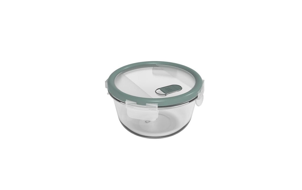 Rotho Boîte en verre avec couvercle NALA 1 l, Transparent