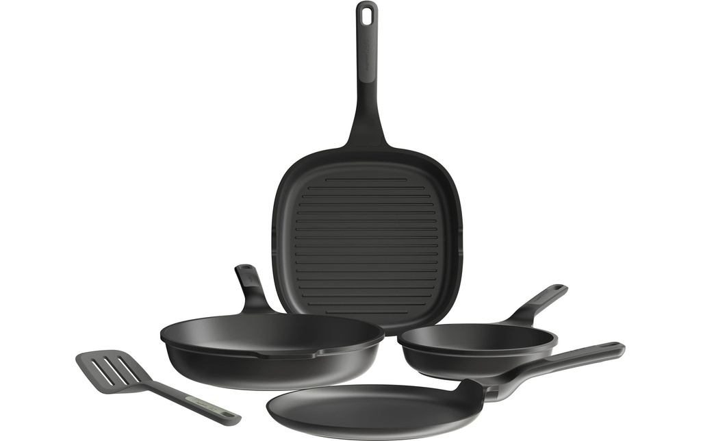 BergHOFF Set de poêle Leo Stone+ 4 pièces 20 cm/24 cm/25 cm/26 cm