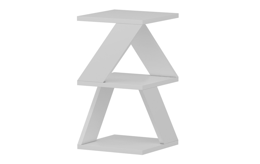 Woody Fashion Table d'appoint Albeni 30 x 50 x 30 cm, Blanc