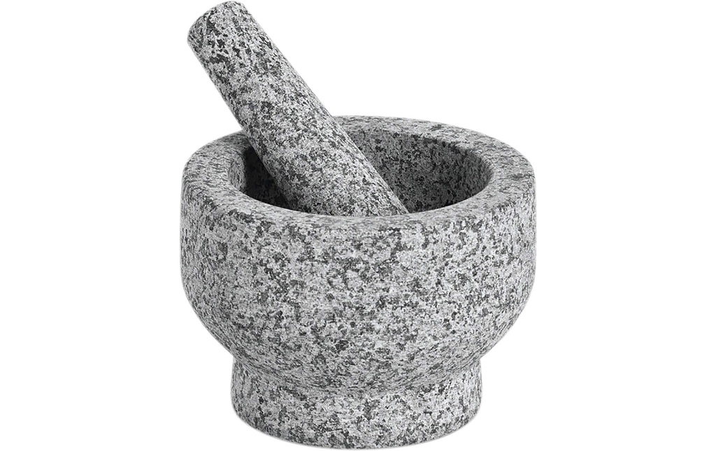 Zeller Present Mortier et pilon Mortier avec pilon 14 cm, Granit