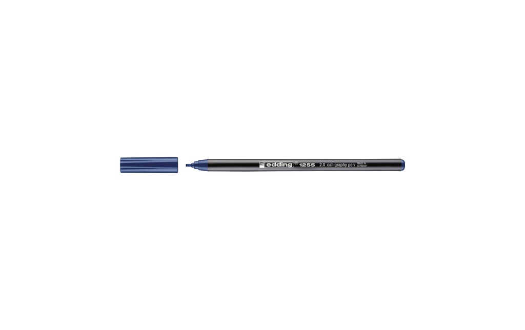 edding Calligraphie Pen 1255 2 mm, Bleu