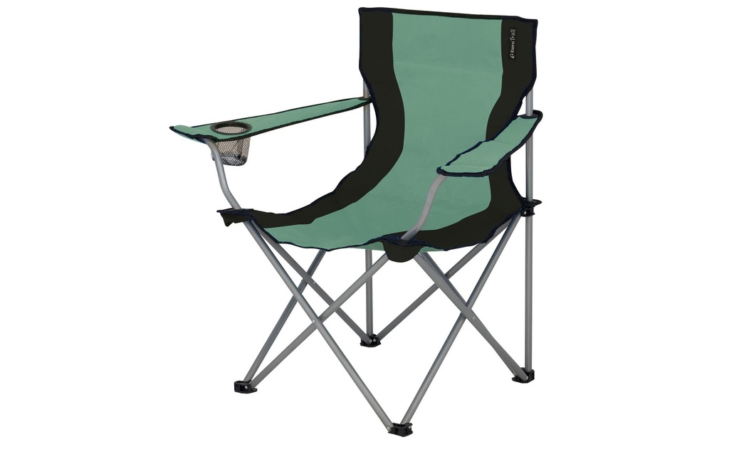 Eurotrail Chaise de camping Lausanne Vert/Noir