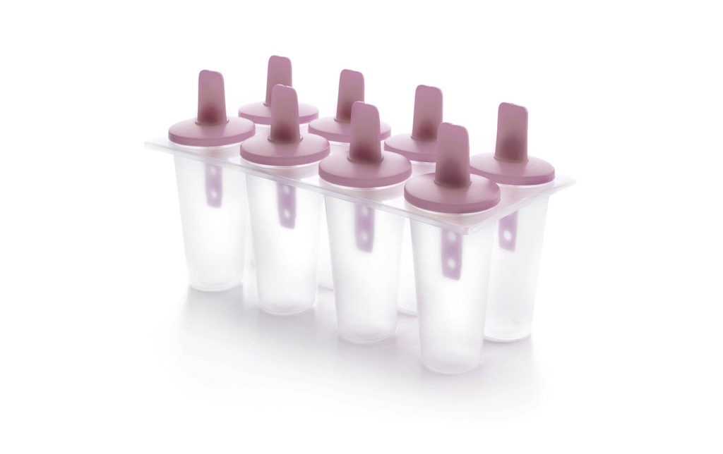 Ibili Moule à glace 8 pièces, rose