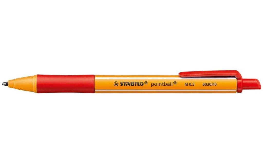 STABILO Pointball stylo rouge