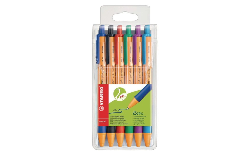 STABILO Pointball stylo étui (6 pces)