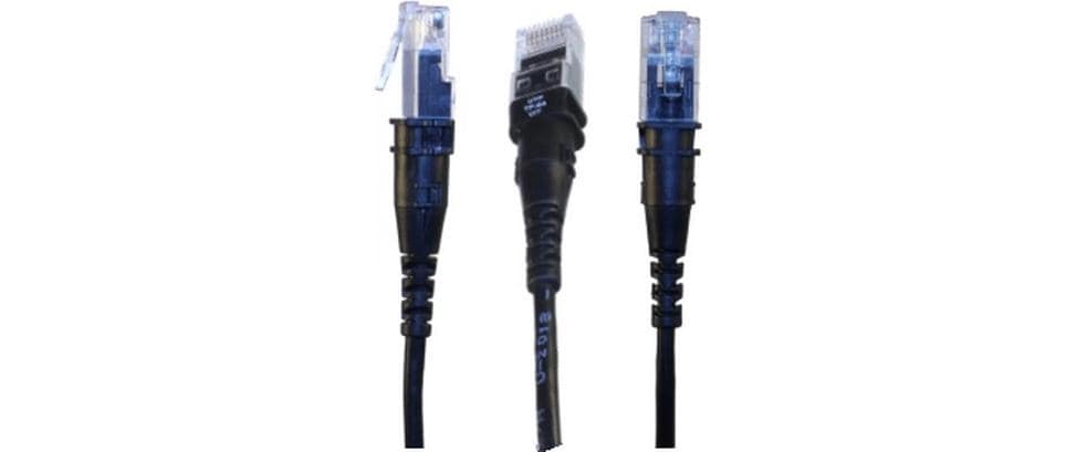 Patchsee Câble patch ThinPATCH Cat 6A, U/FTP, 7.9 m, Noir, 1 pièce