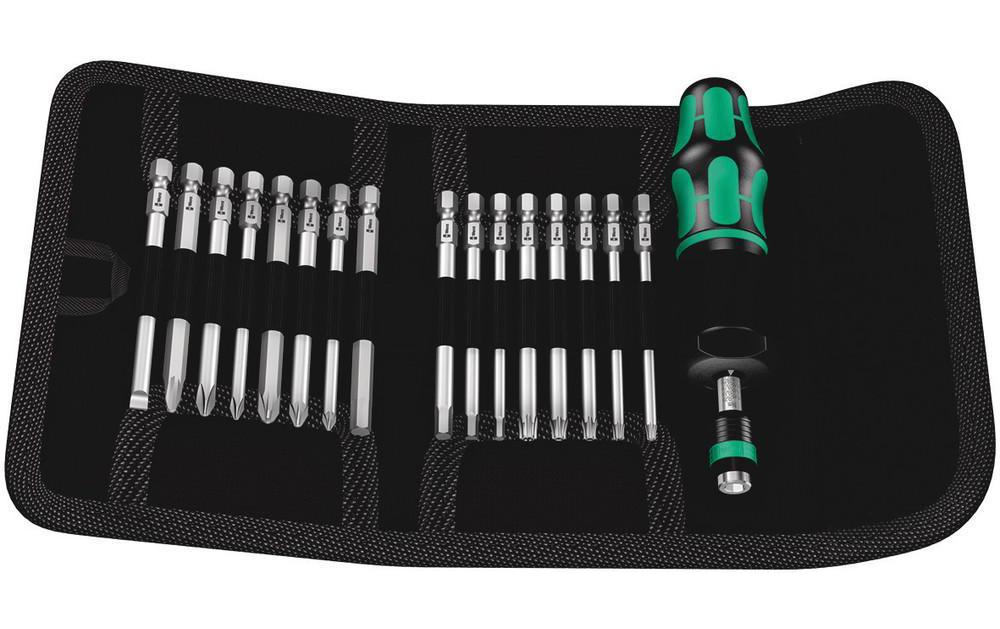 Wera Étui à outils Kraftform Kompakt 60 Torque 17 pièces