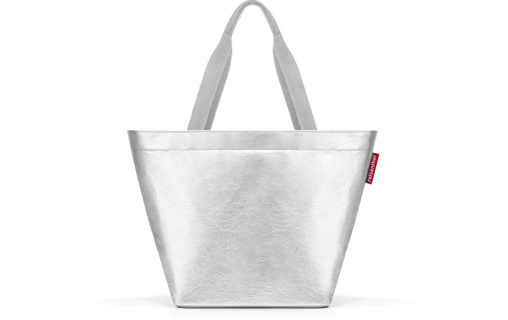 Reisenthel Sac Shopper M Argent craquelé
