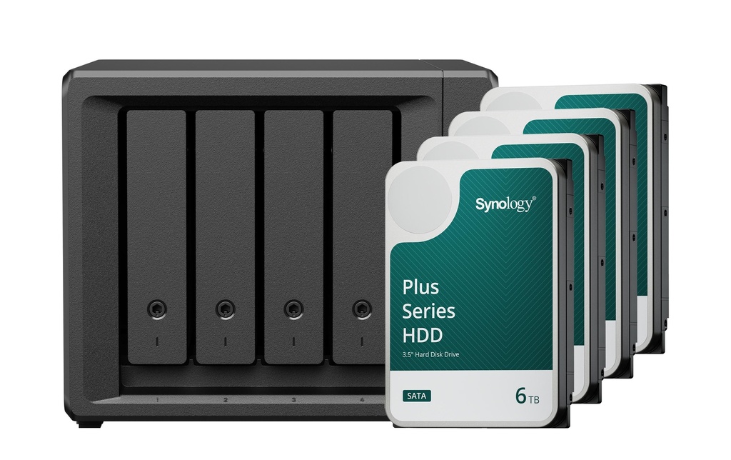 Synology NAS DiskStation DS425+ 4 baies DISQUE DUR 24 TO