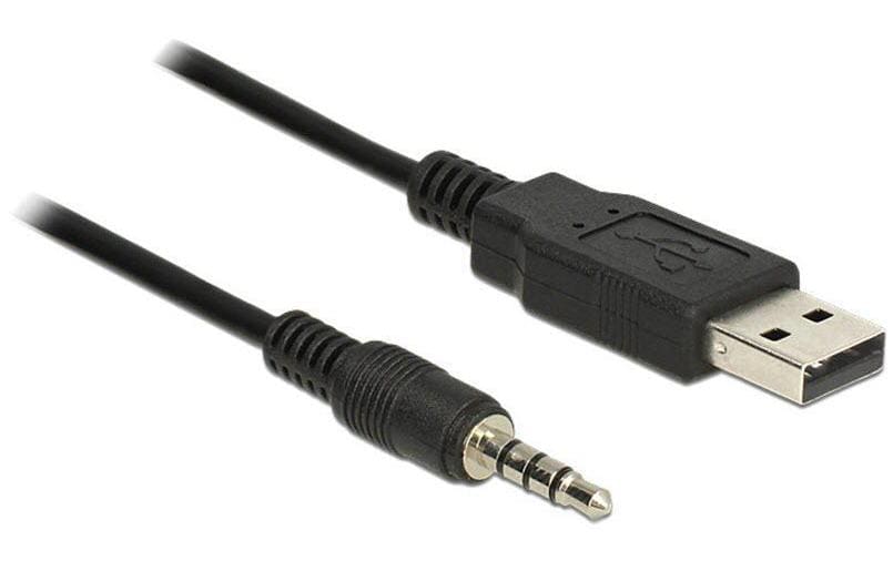 Delock Câble USB 2.0 USB A TTL – jack 3.5 mm, 4 broches (3.3 V) 1.8 m