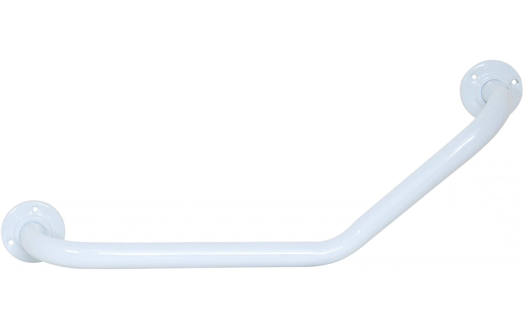 spirella Poignée de maintien coudée en acier inoxydable blanc 54 cm