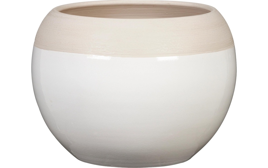 scheurich Pot de fleur Blanco 718, 12.3 cm, blanc