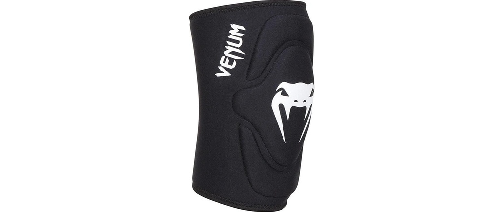 Venum Kontact Knee Pads Blanc/Noir, L