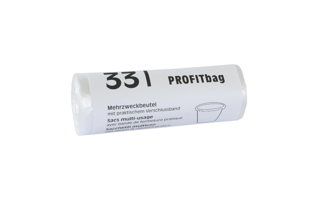 office focus Sacs poubelle ProfitBag 54 x 60 cm, 30 sacs par rouleau