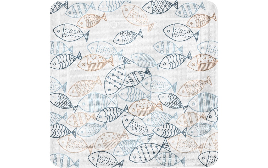 Kleine Wolke Tapis de douche Sardinas Multicolore