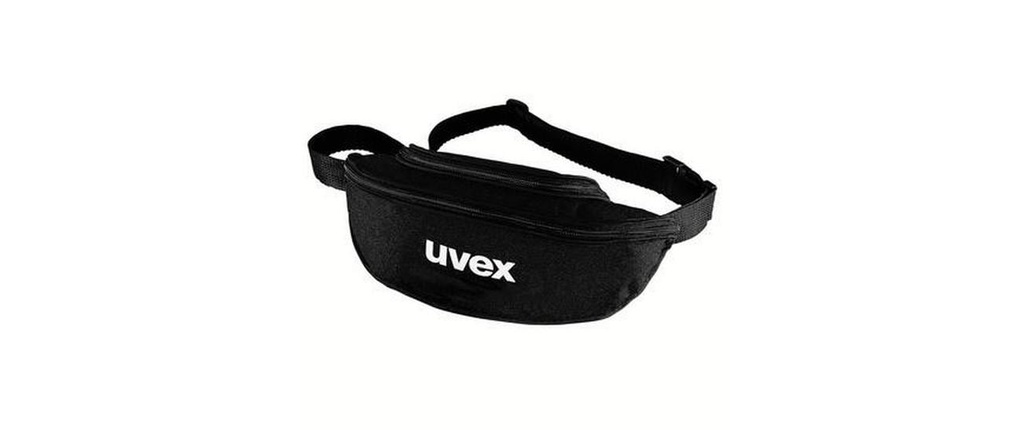 uvex Étui à lunettes avec passant de ceinture noir, grand