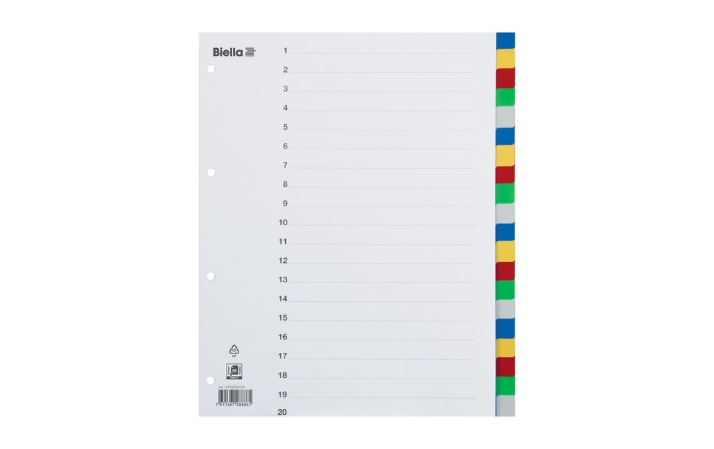 BIELLA Répertoire PP 20ongl.neutre