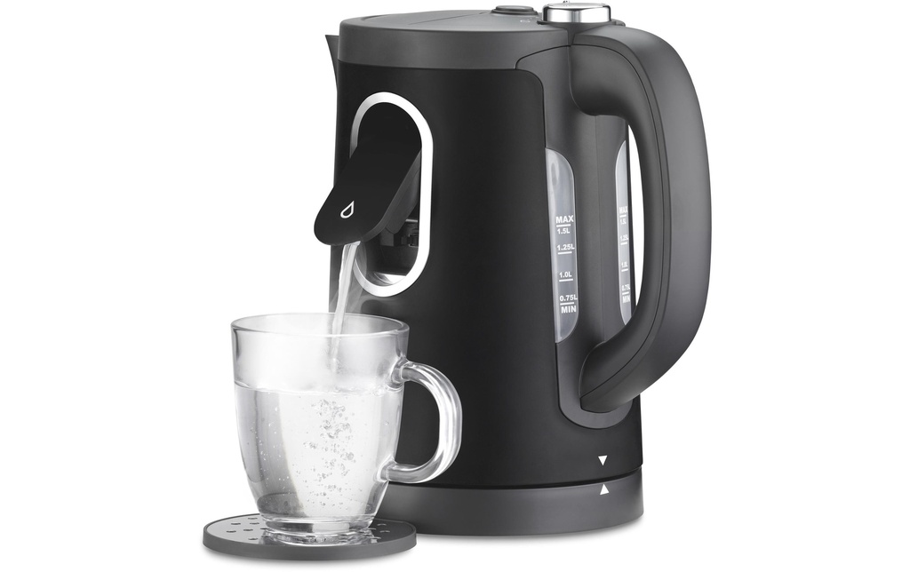 Trisa Bouilloire 2-in-1 Perfect Cup 1.5 l, Noir