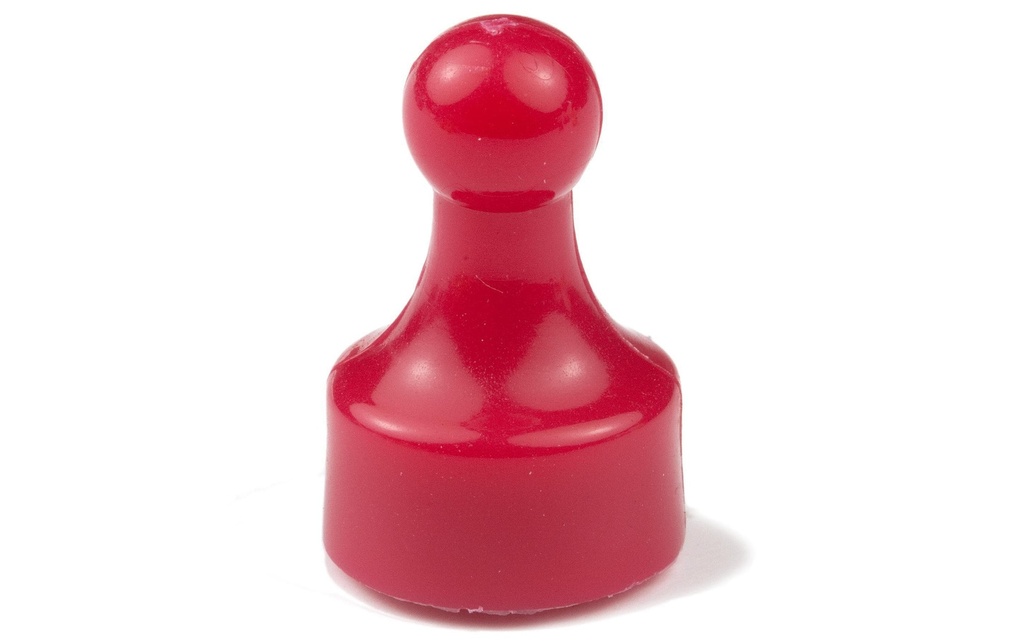 supermagnete Aimant Player Neodym 10 x 20 mm Rouge, 10 Pièce/s