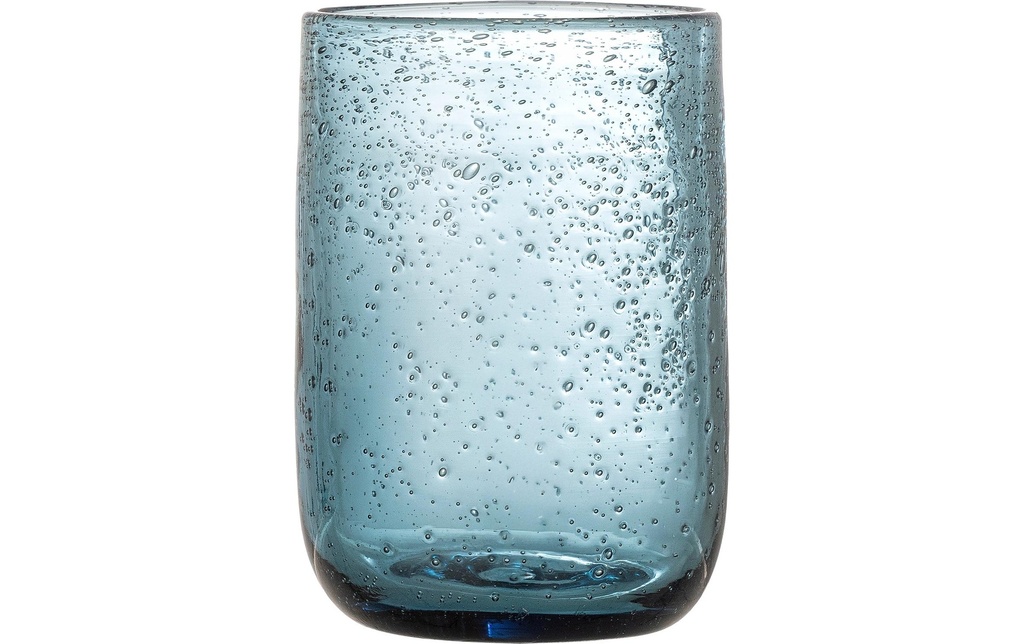 Bloomingville Verre Tabby 330 ml, 4 Pièce/s, Bleu