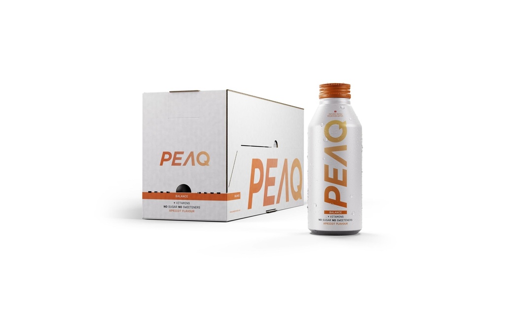 PEAQ Balance Apricot 12 x 0.473