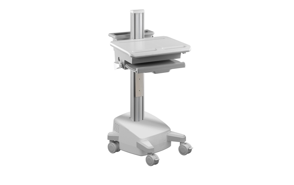 Multibrackets Chariot pour PC/ordinateur portable Workstation Cart NB avec bloc-piles