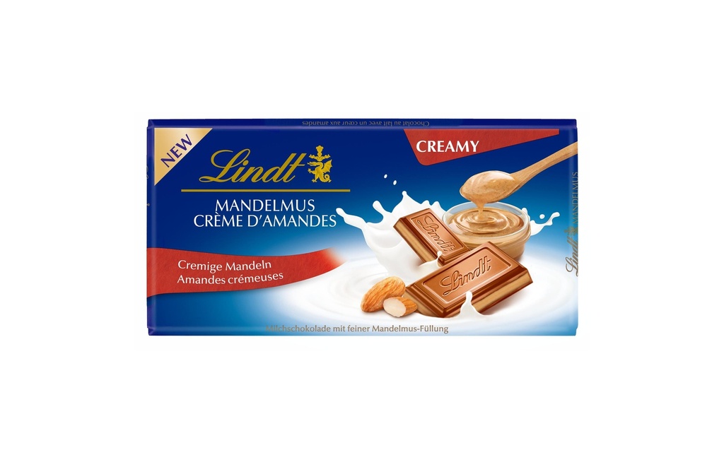 Lindt Tablette de chocolat Lait Purée d'amandes 100 g